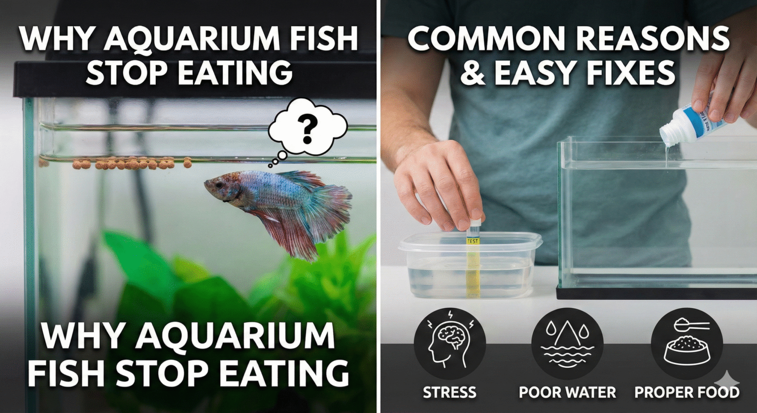 Why Aquarium Fish Stop Eating: Common Reasons & Easy Fixes - Aquascaper ...
