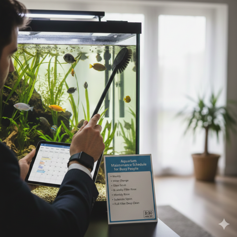 Aquarium Maintenance Schedule for Busy People