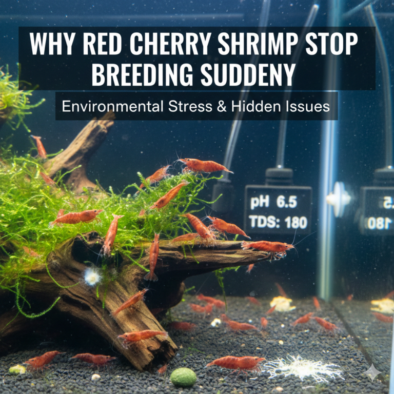 Why Red Cherry Shrimp Stop Breeding Suddenly