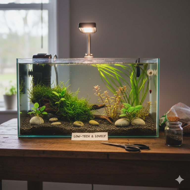 Low Tech Planted Tank Setup Under Budget