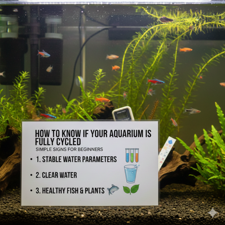How to Know If Your Aquarium Is Fully Cycled (Simple Signs for Beginners)”