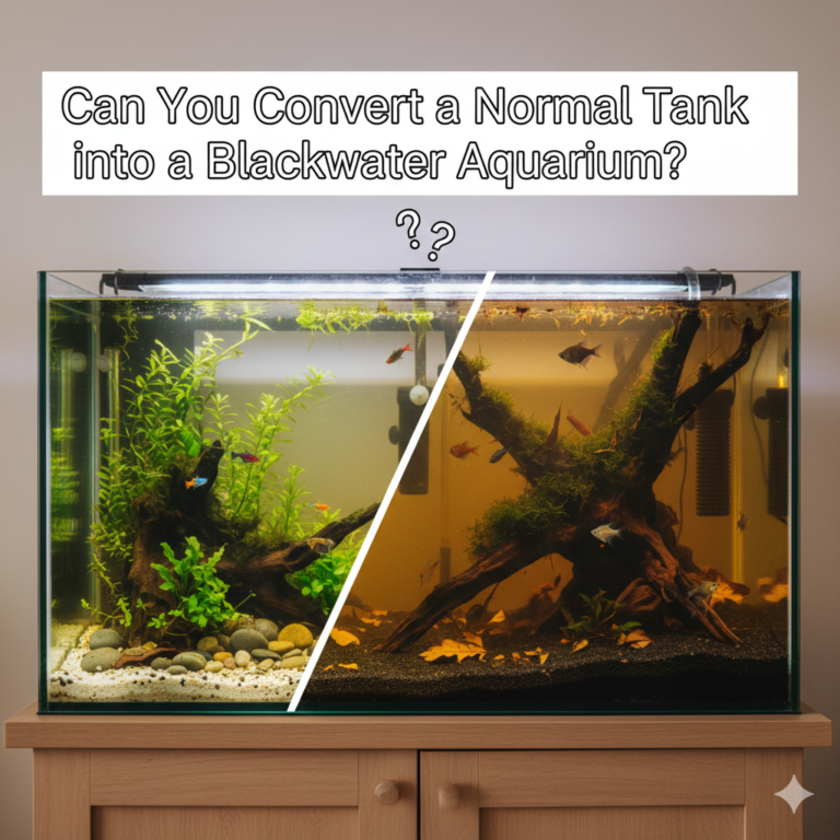 Can You Convert a Normal Tank into a Blackwater Aquarium?
