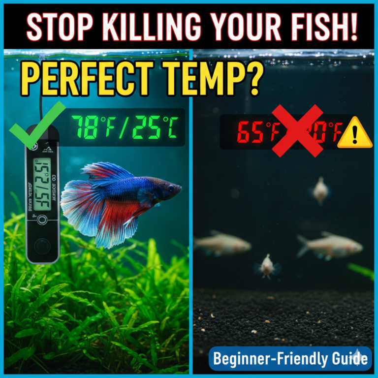 Ideal Water Temperature for Aquarium Fish (Beginner-Friendly Guide)”
