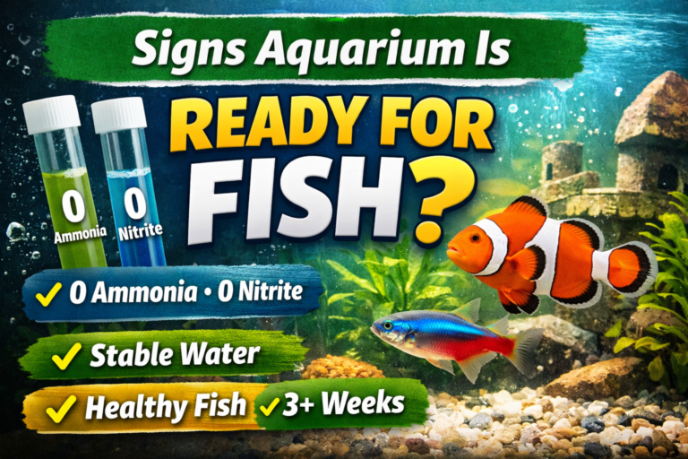 Signs Aquarium Is Ready for Fish ?